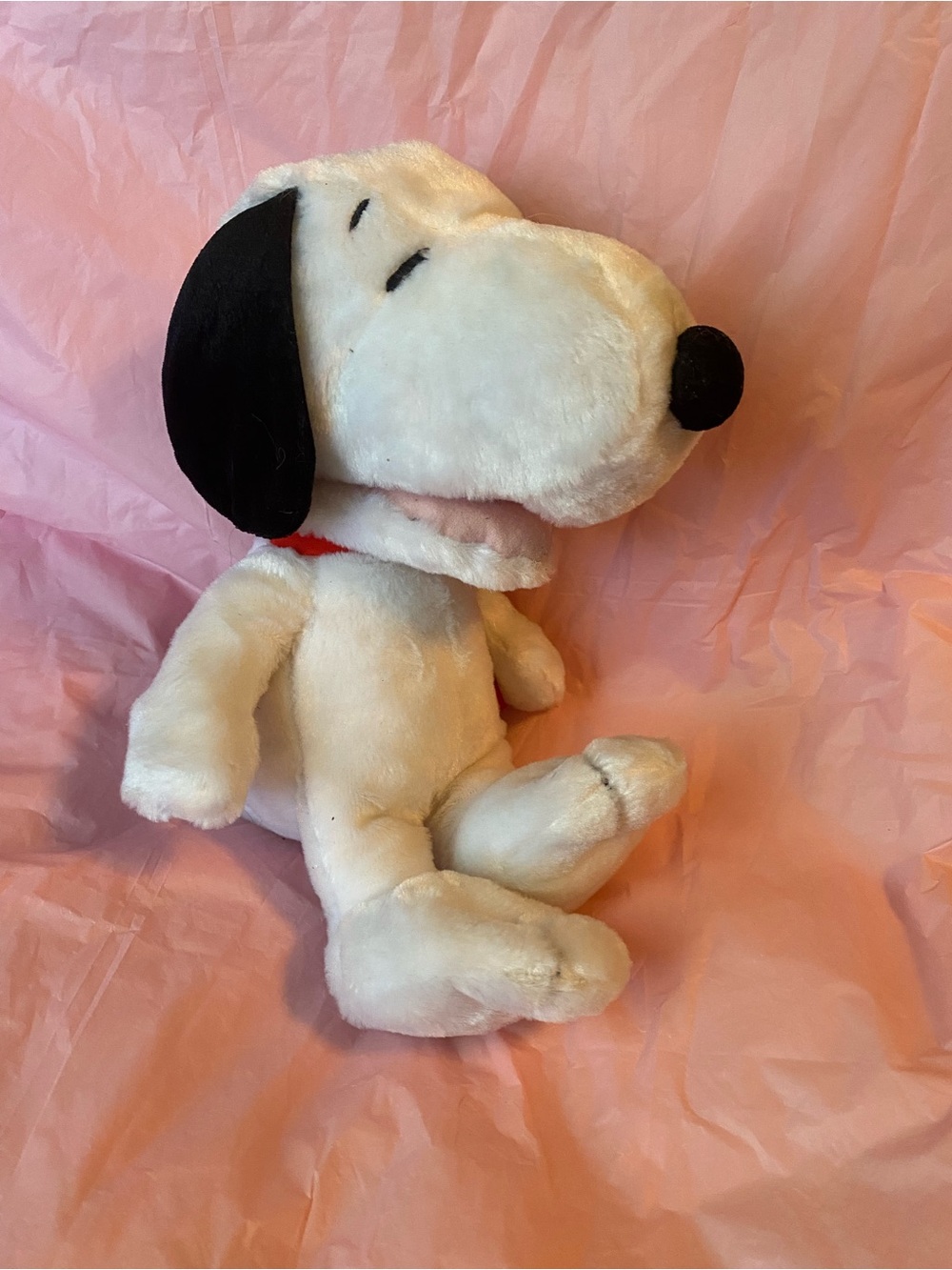 Peanuts Snoopy Giggling Stuffed Animal Plush Toy